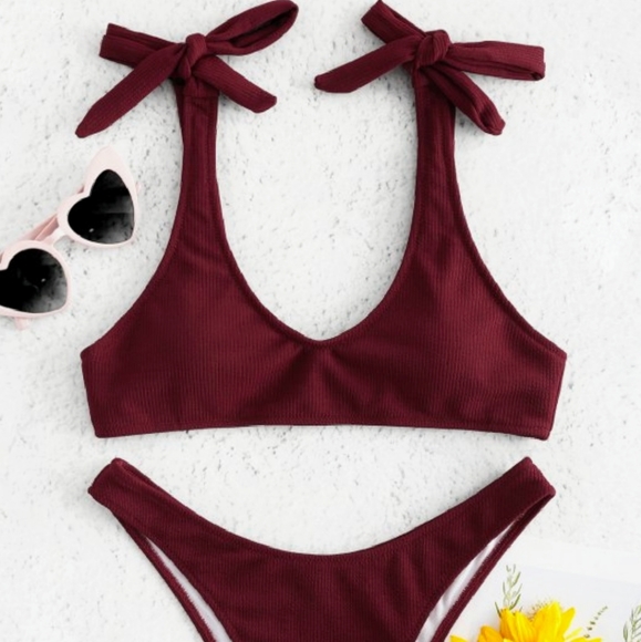 Red Zaful bikini set - Picture 2 of 5